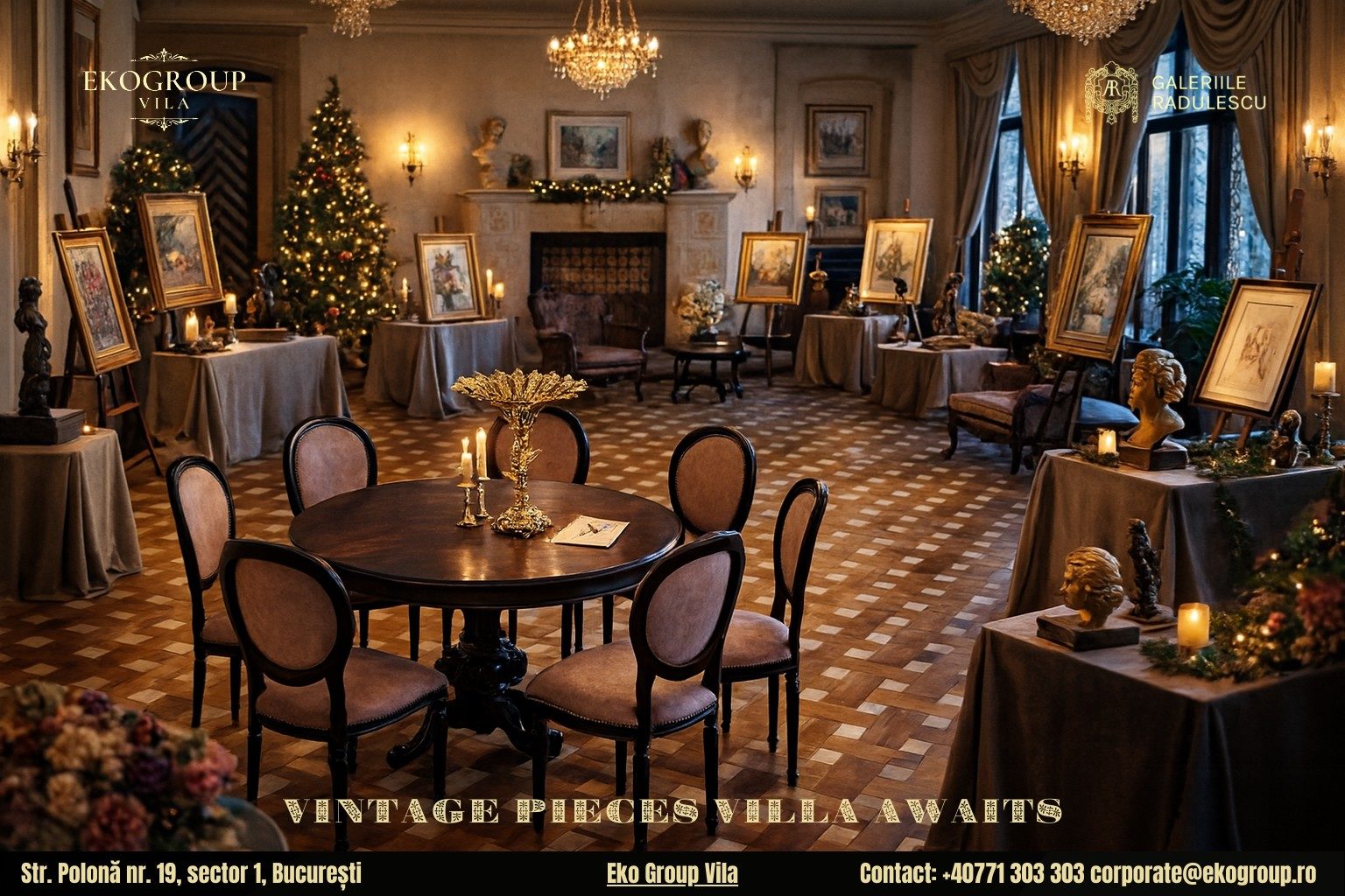 Istoria Crăciunului văzută prin farmecul anilor ’30 la Eko Group Vila